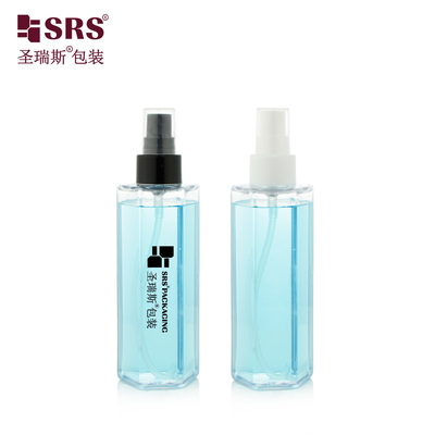 150ml Unikalny kształt Przejrzysty Plastic Wstrzykiwacz Zamówiony Farbowy Pompa Spray Pustka Butelka PET