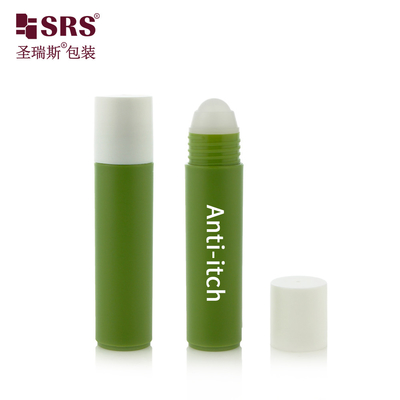 Materiał plastikowy klasy spożywczej Pusty kosmetyczny rolka na butelce 30 ml Serum do włosów z rolką do masażu