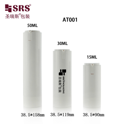 30 ml 50 ml próżna kremu kosmetycznego Serum dostosowane do potrzeb Wymienne bezpowietrzne pompy butelka 15 ml