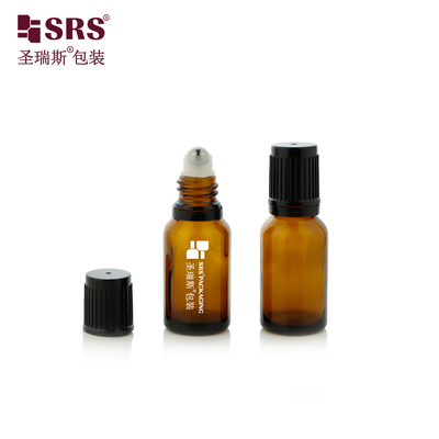 Logo Drukowanie na ekranie jedwabnym Butelka z rolkami Szkło 5ml 10ml 15ml 20ml 30ml 50ml 100ml