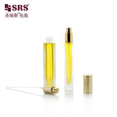 GSB2-10ML Luksusowy Bez wycieku Kwadrat kształt personalizacja Sprayera atomizer Perfumy Flaski Wątek