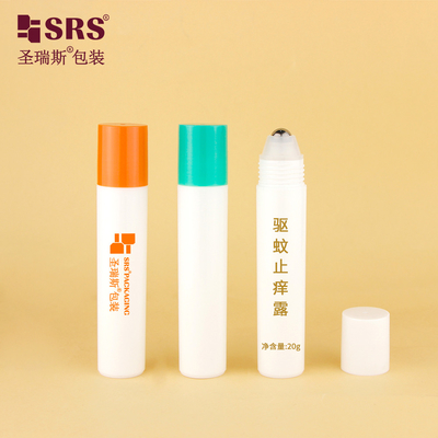 RPP-20ML Glossy Matte Finished In Mould Economic Injection Custom Color PP PCR Eco-friendly Roll-On Design Leak Proof Bottle
