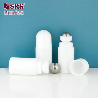 RPPC-60ML Kupola Cap Cute Gel przeciwbólowy Plastic Eco-friendly PCR Certificate Roller Steel Ball Masaż butelka