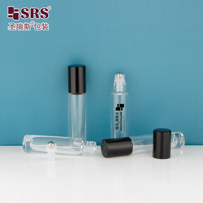 GB1-5ML Gęsta spodnia luksusowa przezroczysta szklana kulka stalowa do aplikującej butelki perfum