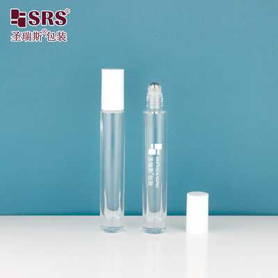 GB1-10ML Niestandardowa gruba butelka z PP PCR Plastic Cap Glass Roll-On Packaging dla kosmetyków i pielęgnacji skóry