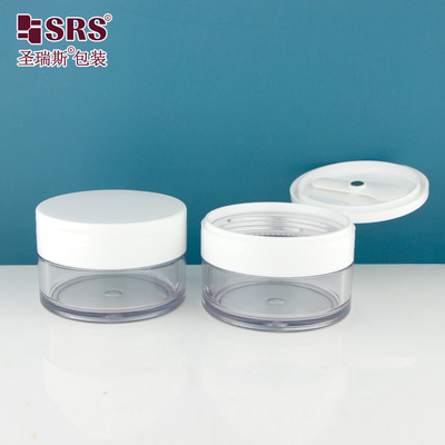 PETG003 Materiał PETG Flip Cap Plastic Jar Customisation Clear Transparent Container for Body Scrub