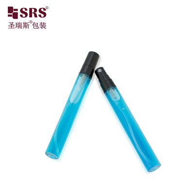 BLPP-10ML Wielkość kieszonkowa Mini Cute Tall Design Przejrzysty Przejrzysty Szklany Rury Pump Spray Butelka Do Perfum