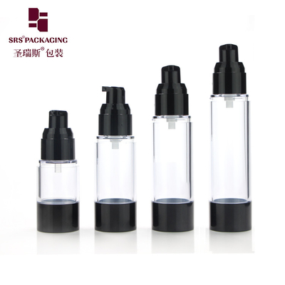 Klasyczne opakowania kosmetyczne 15ml 30ml 40ml 50ml 80ml 100ml 120ml AS plastikowe butelki bezprzewodowe