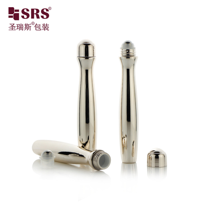 SRS8447-15ML Produkty kosmetyczne do odświeżenia płynne przezroczyste PETG Roll On Bottle With Steel Ball Produkty pielęgnacyjne