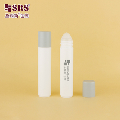 RPP-35ML Wstrzyknięcie Glossy Matte Finished Surface PP PCR Solid Plastic Roll-On Bottle Container Applicator With Smaller Ball For Massage Liquid