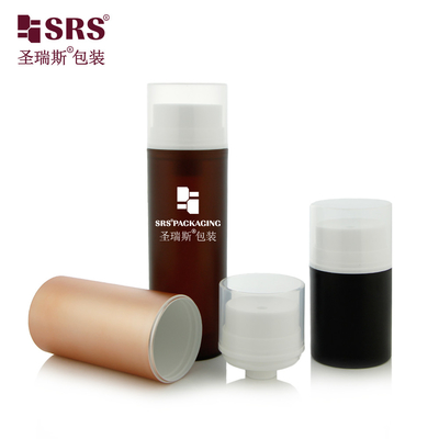 PA608 Malowanie Mat Custom Color Brown Luxury Maska twarzy Krem do ciała Krem do rąk Flaska bez powietrza Do kosmetyków
