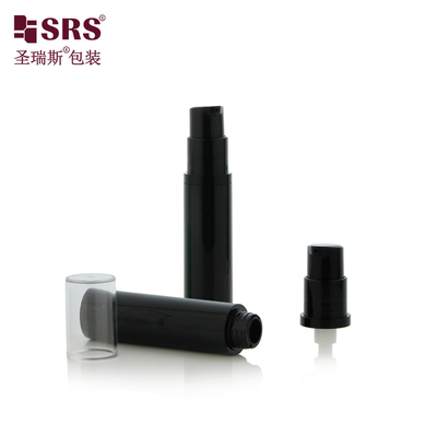 A003 5 ml 10 ml 12 ml 15 ml mini -kieszeni plastikowy okrągłe okrągłe butelka pompy bezczelnej do opakowania kosmetycznego w surowicy