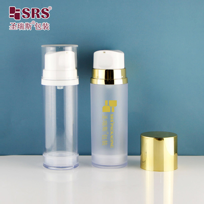 A0215 50ML 120ML 150ML Flaska AS z pojedynczą ścianą Luxury Airless Lotion Flask For Facial Serum Gel Foundation