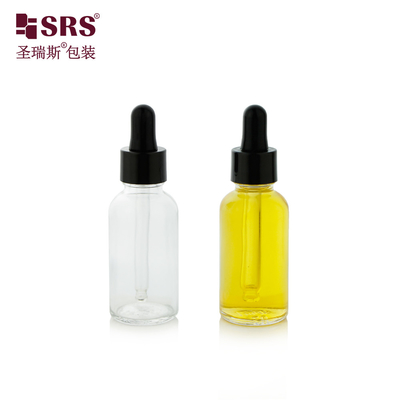 D001 Wysokiej klasy 18/415 Szklane butelki z precyzyjnymi kroplami do olejów eterycznych - wielkości od 5 ml do 100 ml