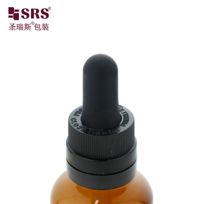 D007 5 ml 10 ml 15 ml 30 ml 50 ml 100 ml butelka szklana bursztynowa z wydrukowaną objętością