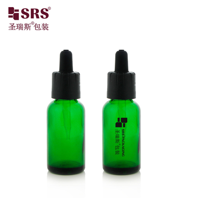 D009 Okrągłe, grube szkło ścienne 5ML 10ML 15ML 20ML 30ML 50ML 100ML Bezwłasne dla dzieci butelka z kapsułą do kropli do serum do twarzy