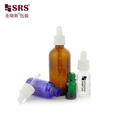D010 Wyborne, przezroczyste butelki ze szklanym kształtem, z CRC, dziecięco odpornymi czapkami i precyzyjnymi pokrywkami kropli, dostosowane do wysokiej jakości serum esencji włosowej