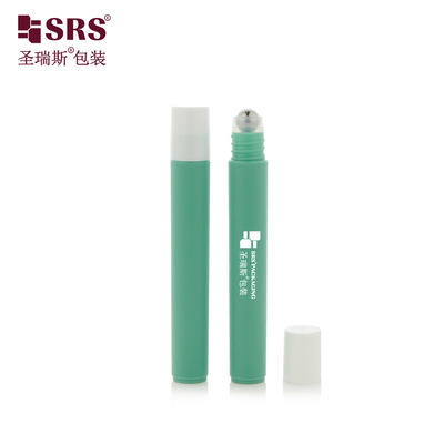 RPP-10ML(C) Wysoki i cienki PP Plastic PP Matte Finished Empty Roller Bottle With Steel Ball For Eye Serum