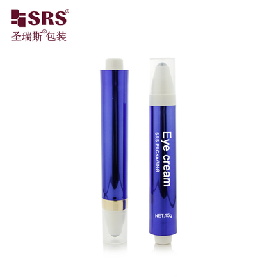 AY 10ML 15ML Pumpy z recyklingu z tworzyw sztucznych Dispensing Design Roller Ball Equipped Flask for Dark Circle Reducing Eye Cream