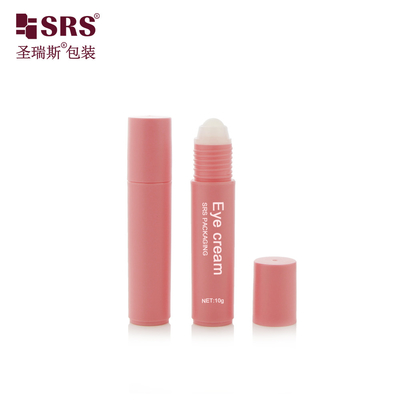 RPP-10ML Plastic Pink Matte PP PCR Empty Cosmetic Packaging Roll On Bottle dla aplikacji płynu przeciw swędzenia