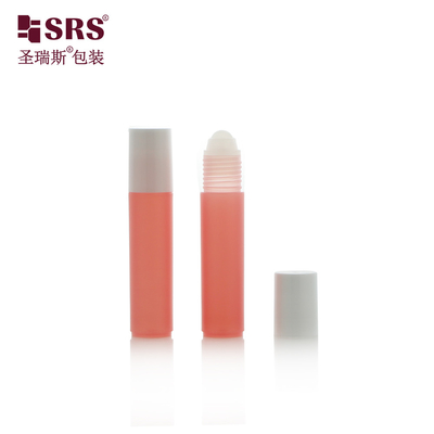 RPP-10ML Półprzezroczysta elegancja koloru spełnia zrównoważony rozwój: 10ML PP PCR Roll-On Flask for Eye Serum Gel Empty Cosmetic Applicator