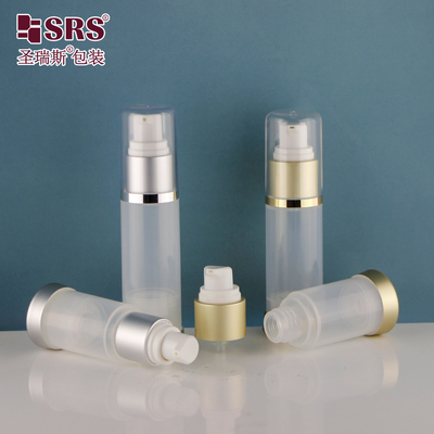 A025 15 ml 30 ml 50 ml PP Jasny Błyskotliwy Personalizacja Maska do pielęgnacji skóry Gel Bezpowietrzna Pump Flaska Opakowanie