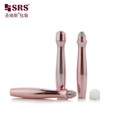 SRS8447-15ML Radiant Metallic PETG Roll On Flasks for Eye Gel Innowacyjny Masaż Zintegrowane Opakowania Kosmetyczne