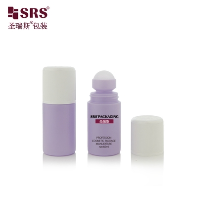 RPPC1-60ML Podwójna ściana dziecięca czapka plastikowa PP Roll On Deodorant Gel Flask Opakowanie poddane recyklingowi