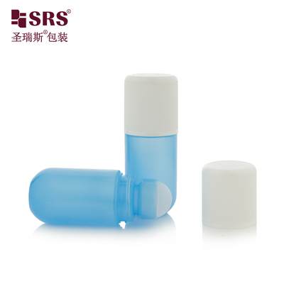 RPPA1-50ML Podwójna ściana CRC Kapułka odporna na działanie dzieci z paskiem plastikowym PP Wyrób śruby prasowej Roll On Deodorant Flask