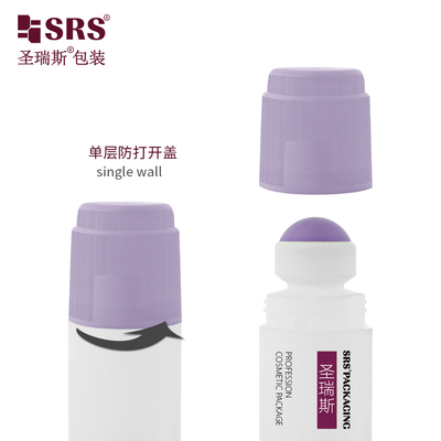 RPPDF-90ML Unqiue Design Plastic PP PCR Empty Roll On Deodorant Gel Z Jednorazową Czapką Śruby