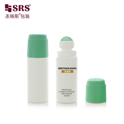 RPPDF-90ML Nowy Styl Niestandardowy Kolor Plastic Roller Ball Deodorant Antitranspirant Hair Essence Gel Butelka Bez Wycieku
