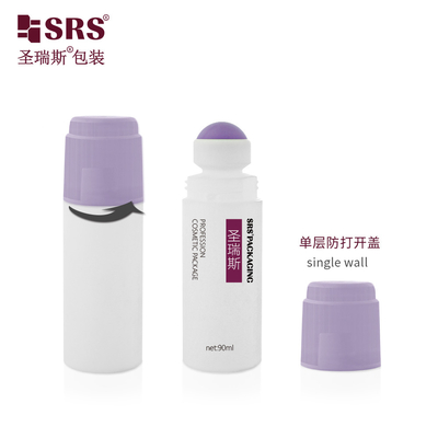 RPPDF-90ML 3 oz Serum do ciała Antitranspirant Serum Deodorant Gel Roll On Bottle Opakowanie dostosowane