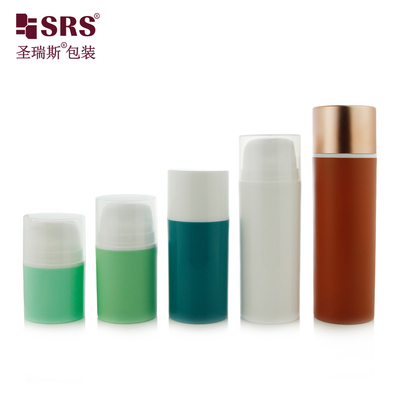 PA609 30ml 50ml Cute Skin Care Cleanser Lotion Gel Foundation PP bezpowietrzna butelka z pompą bez wycieku