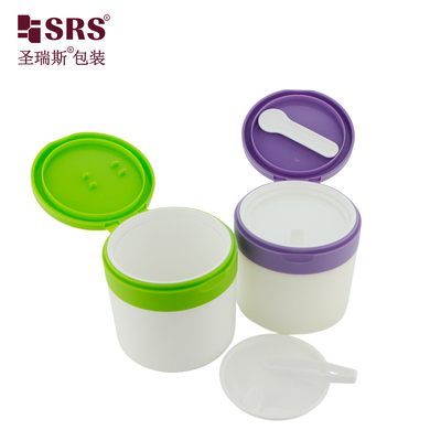SRS1 120g 150g Słoik na krem z tworzywa sztucznego PP PCR z recyklingu, wtrysk, niestandardowy kolor, opakowanie