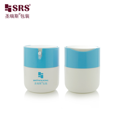 PA001 50 ml Cute Luxury Face Cream Mask Plastic PP Airless Pump Jar Empty Custom Collar Container