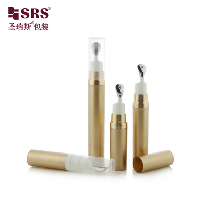 A0035 7,5 ml 10 ml 15 ml Butelka do wstrzykiwań z tworzywa sztucznego PP PCR z recyklingu z aplikatorem ze stopu cynku do serum pod oczy
