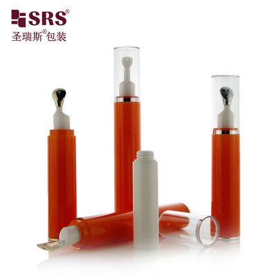 AY007 10ML 15ML Bez powietrza AS Plastic Roller Ball Metal Applicator Flaska Opakowanie Kolor niestandardowy