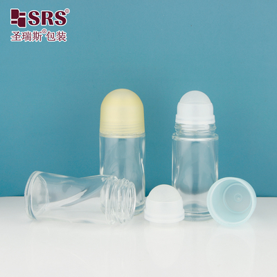 BLPG-B 50ml Nowy produkt Pusty unikalny design Szklana butelka z kulką do dezodorantu Możliwość personalizacji pojemnika