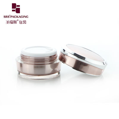 J031 pusty słoik z kremem różowego koloru, 30 g 50 g plastikowy słoik o podwójnej ścianie