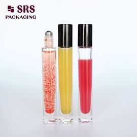 10 ml przezroczyste, grube ścienne szkło, butelka z metalową kulą, butelka z olejem zapachowym