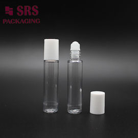 PET-8ml plastikowa butelka z przezroczystej kulki rolkowej do perfumy z błyszczącym na ustach