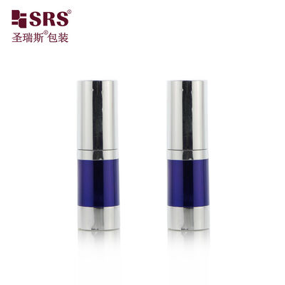 Multi-capacity Luxury Airless Bottle, AS Vacuum Bottle with Aluminum Lid Pump Base