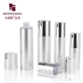 15 ml 30 ml 50 ml kosmetyczny na zamówienie srebrny pusty butelka z bezprzewodowym kremem do oczu