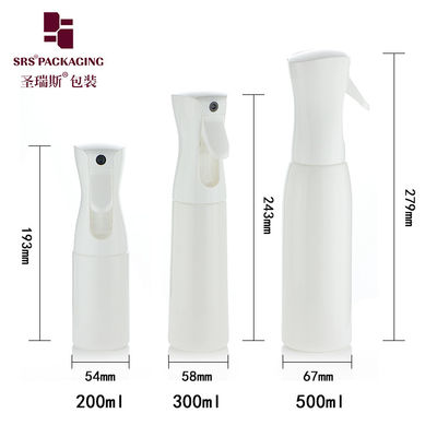 zaopatrzona w kolor super drobny mgła pusty 200ml 300ml 500ml ciągły plastikowy butelka spray