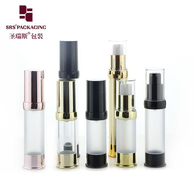 Pustka Luxury Rose Gold Kolor Rozmiar podróżny Kosmetyczna pompa serum Butelka bez powietrza 30 ml