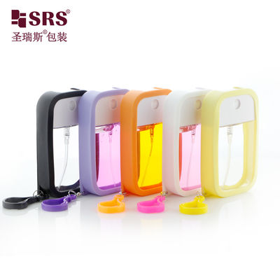 SRS Powtarzalny pusty perfumy Custom silikonowe pokrycie z hakem spray butelka 50ml