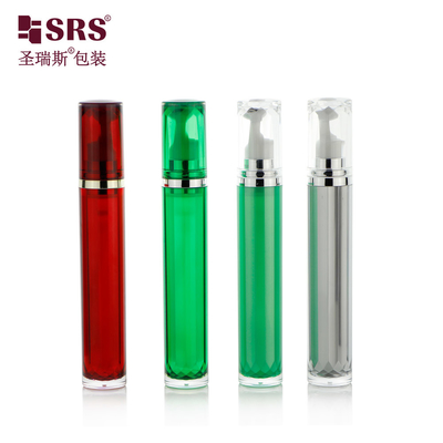 Luxury Acrylic Empty Plastic Roller Steel Ball Eye Serum Wholesale 15 ml butelka