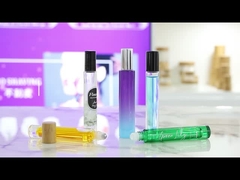 GB kwadratowy kolorowy, przejrzysty perfumy bez wycieków Szklana butelka z gęstym dnem 10 ml