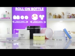 SRSQ 80g 100g 120g 150g 200g 300g 400g Plastikowy błyszczący peeling do ciała Ekologiczny Kolorowy słoik PP PCR